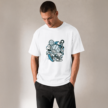 Vastrio Unisex Cartoon Graphic Printed T-Shirt | Cute Character Casual Tee for Men & Women | Stylish Streetwear T-Shirt