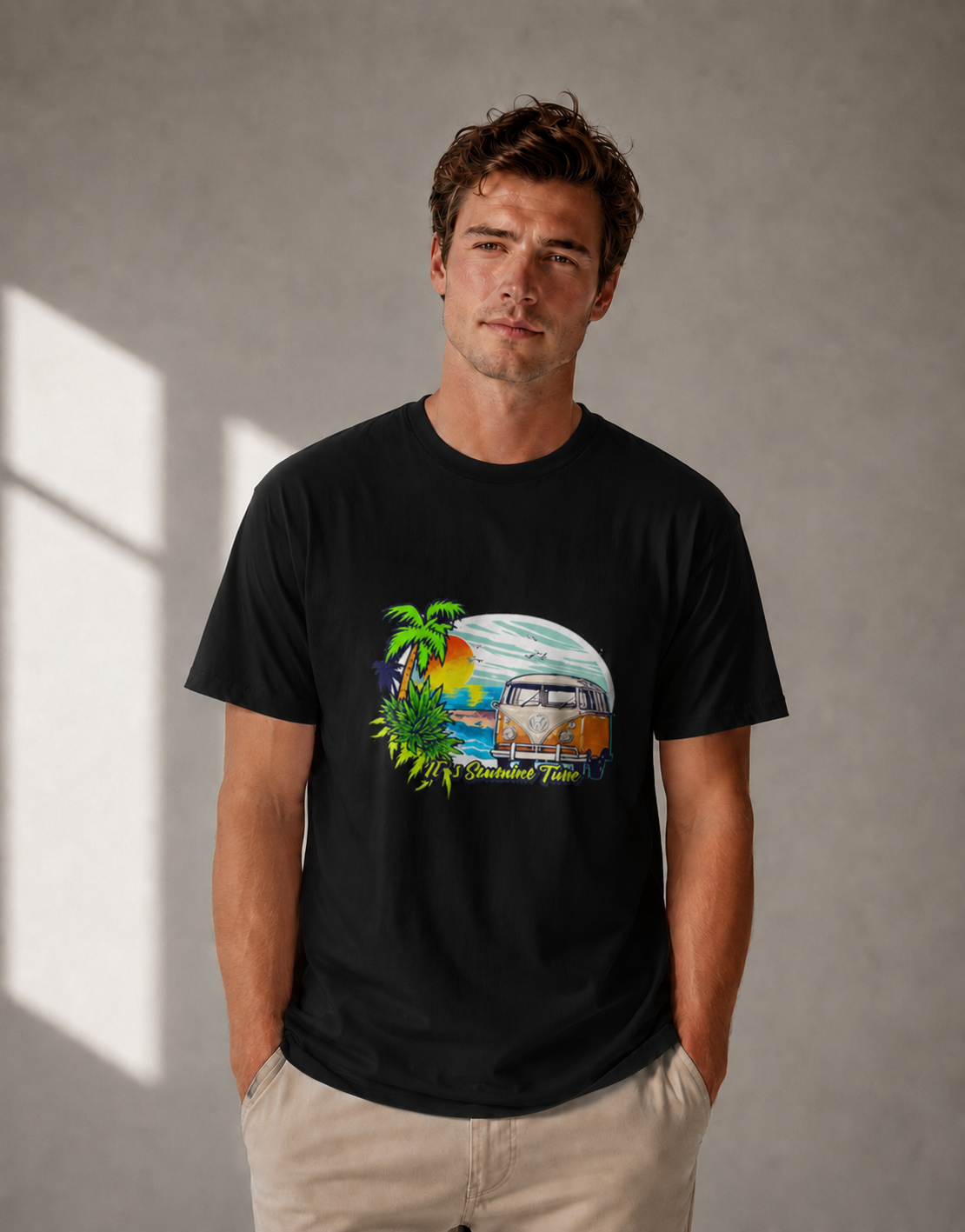 T-shirt unisexe classique à col rond