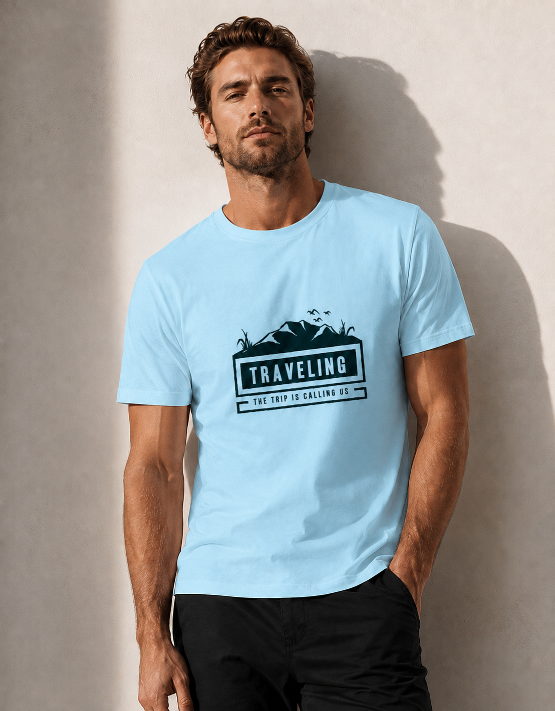 Vastrio Unisex Traveling Graphic T-Shirt for Men & Women, Adventure Trip Printed Cotton T-Shirt, Travel Vacation Casual Wear