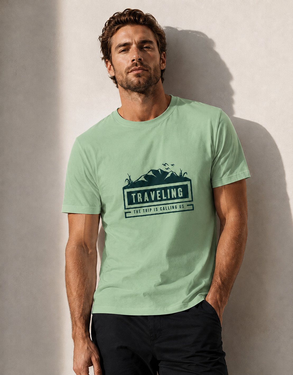 Vastrio Unisex Traveling Graphic T-Shirt for Men & Women, Adventure Trip Printed Cotton T-Shirt, Travel Vacation Casual Wear