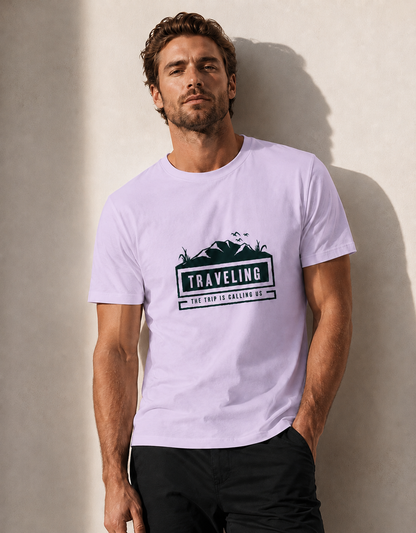Vastrio Unisex Traveling Graphic T-Shirt for Men & Women, Adventure Trip Printed Cotton T-Shirt, Travel Vacation Casual Wear