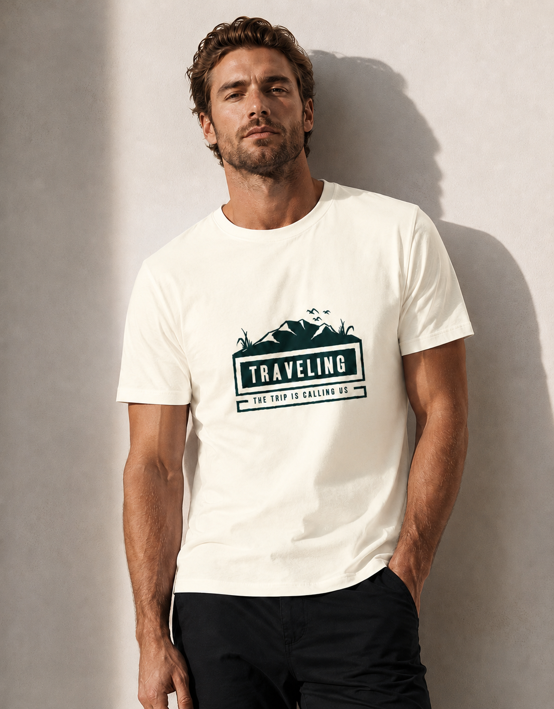 Vastrio Unisex Traveling Graphic T-Shirt for Men & Women, Adventure Trip Printed Cotton T-Shirt, Travel Vacation Casual Wear