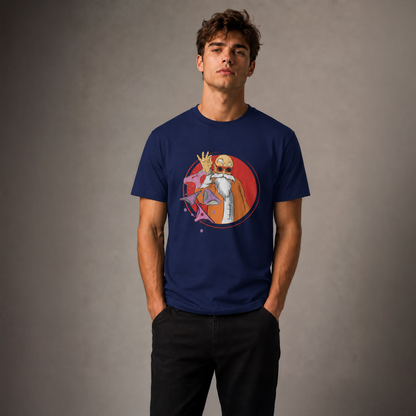 Vastrio Unisex Pure Cotton Kung Fu Master Graphic Printed T-Shirt for Men & Women | Martial Arts Anime Inspired Casual Black T-Shirt