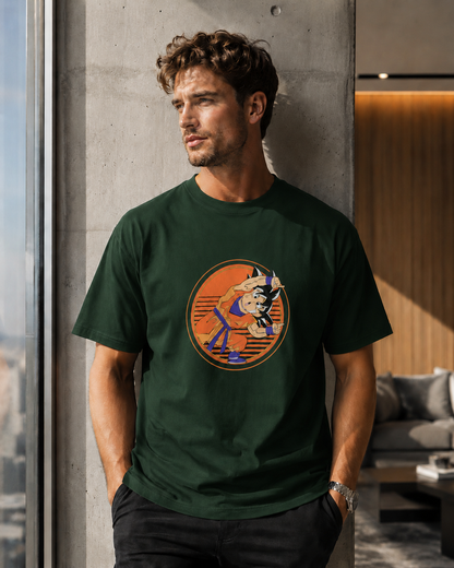 Vastrio Unisex Goku Anime T Shirt, Anime Graphic Print T-Shirt for Men & Women, Dragon Ball Inspired 100% Pure Cotton Round Neck Half Sleeve Casual T Shirt