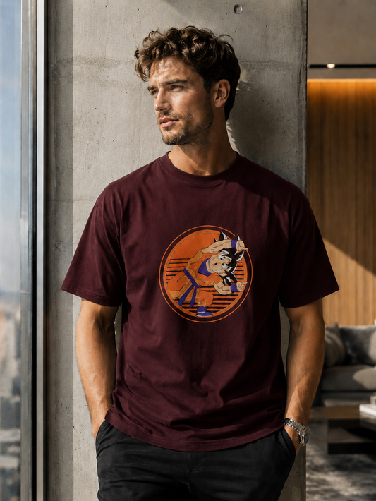 Vastrio Unisex Goku Anime T Shirt, Anime Graphic Print T-Shirt for Men & Women, Dragon Ball Inspired 100% Pure Cotton Round Neck Half Sleeve Casual T Shirt