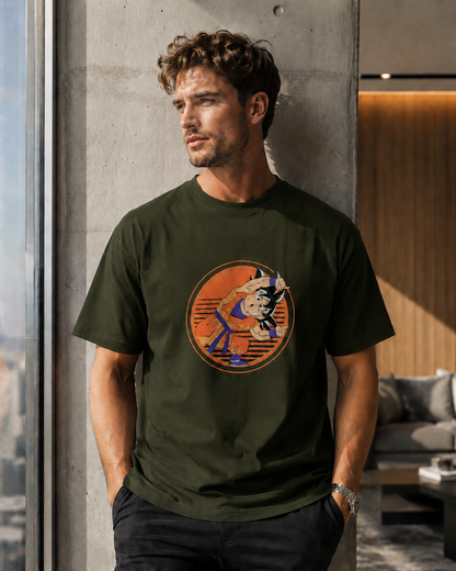 Vastrio Unisex Goku Anime T Shirt, Anime Graphic Print T-Shirt for Men & Women, Dragon Ball Inspired 100% Pure Cotton Round Neck Half Sleeve Casual T Shirt