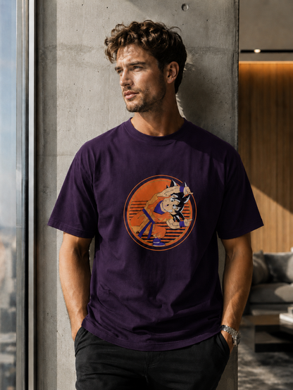 Vastrio Unisex Goku Anime T Shirt, Anime Graphic Print T-Shirt for Men & Women, Dragon Ball Inspired 100% Pure Cotton Round Neck Half Sleeve Casual T Shirt