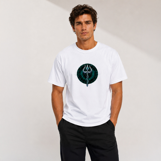 Vastrio Unisex Mahadev Trishul T-Shirt for Men & Women | 100% Pure Cotton Shiva Printed Graphic T-Shirt