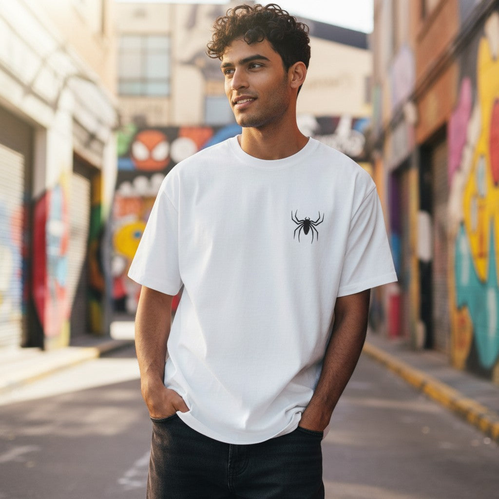 Vastrio Spider Emblem Graphic T-Shirt | Unisex Cotton Tee