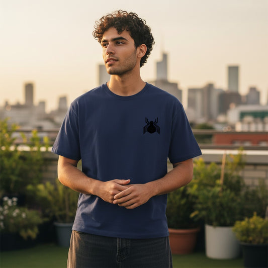 Vastrio Spider Graphic Print T-Shirt | Unisex Cotton Tee