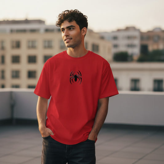 Vastrio Center Spider Logo Graphic T-Shirt | Unisex Cotton Tee