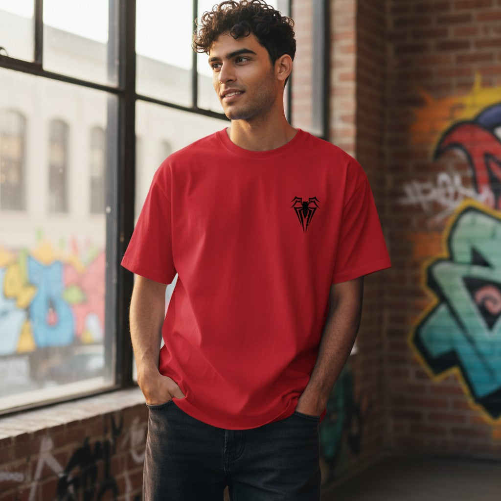 Vastrio Spider Emblem Graphic T-Shirt | Unisex Cotton Tee