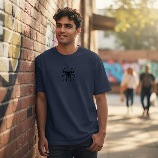 Vastrio Spider Graphic Crew Neck T-Shirt | Unisex Tee