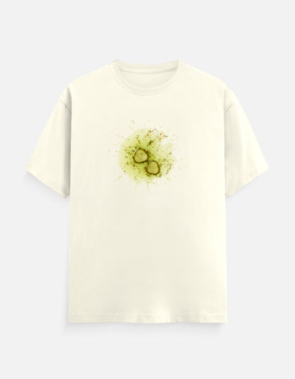 Unisex Classic Crew TShirt Versatile All-Season Casual Shirt in cream with unique graphic design.